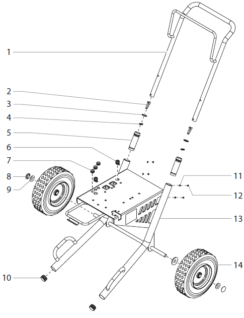 Advantage GPX 165 Cart Assembly